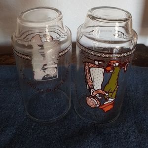 Lot vintage Holly Hobbie Glass Tumblers